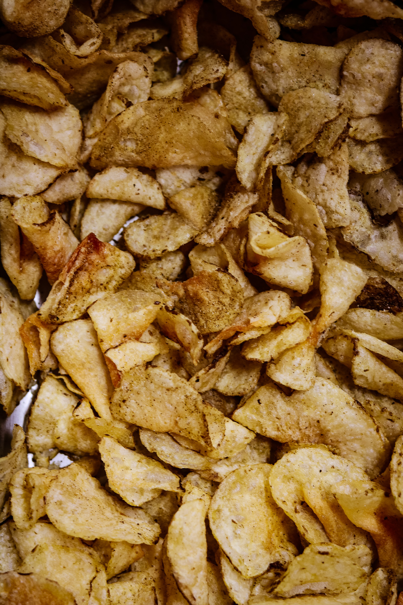 Seasoned kettle chips