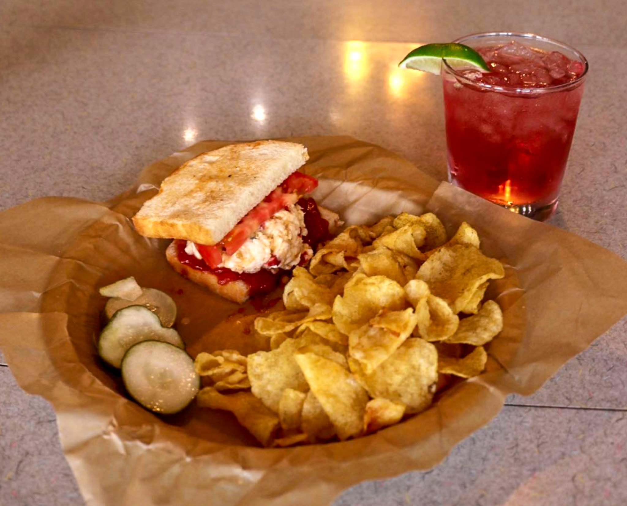 Pimento cheese sandwich